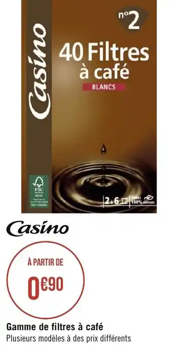 Spar Gamme de filtres à café offre