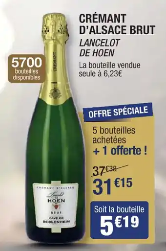 Cora x Carrefour Crémant d'alsace brut offre
