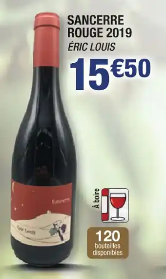 Cora x Carrefour Sancerre rouge 2019 offre