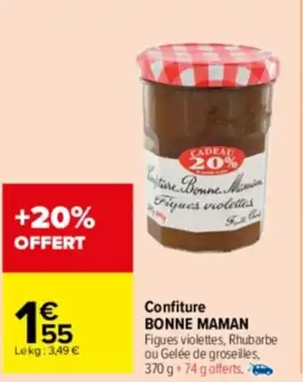 Confiture BONNE MAMAN