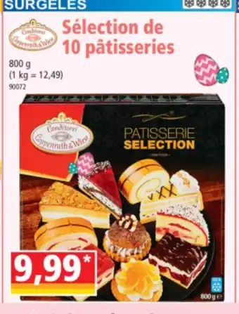 Norma Sèlection de 10 pâtisseries offre