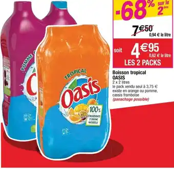 Cora x Carrefour Boisson Tropical Oasis offre