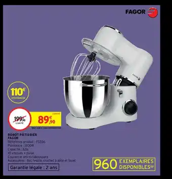 Intermarché Hyper Robot Patissier Fagor offre