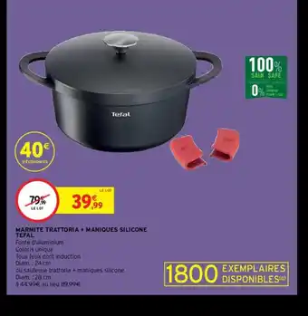 Marmite Trattoria Maniques Silicone Tefal