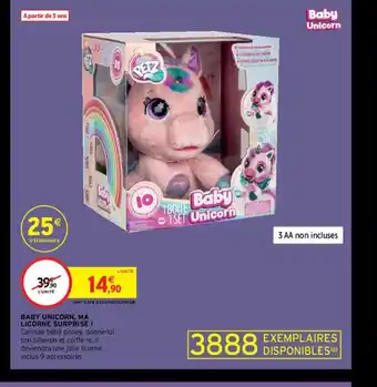Baby Unicorn Ma Licorne Surprise