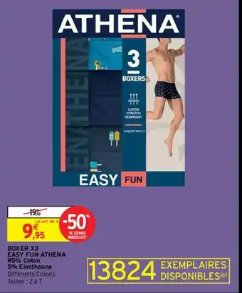 Intermarché Hyper Boxer X3 Easy Fun Athena offre