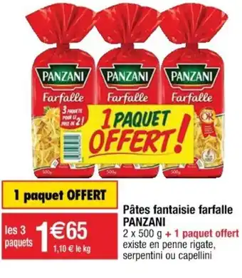 Cora x Carrefour Pâtes Fantaisie Farfalle offre