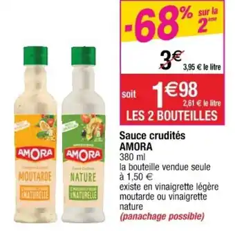 Cora x Carrefour Sauce Crudités Amora offre