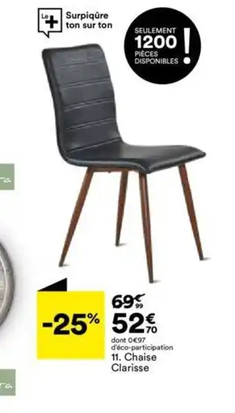 BUT Chaise Clarisse offre