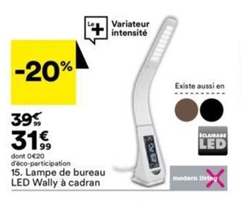 BUT Lampe de Bureau Led Wally a Cadran offre