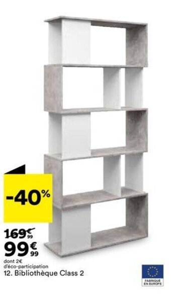 BUT Bibliothèque Class 2 offre