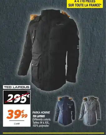Parka Homme Ted Lapidus