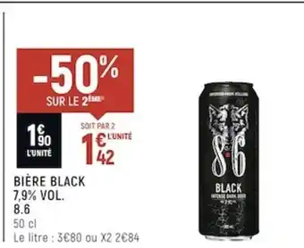 Biere Black 7,9%vol 8.6