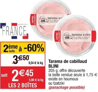 Tarama De Cabillaud Blini