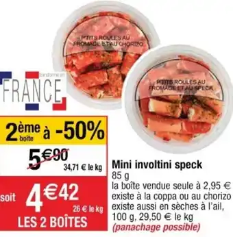 Cora x Carrefour Mini Involtini Speck offre