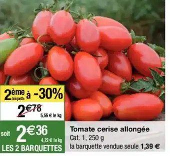 Migros Tomate Cerise Allongée offre