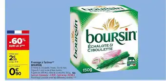 Carrefour Market Fromage à tartiner boursin offre