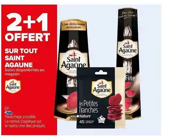 Carrefour Saint agaûne offre