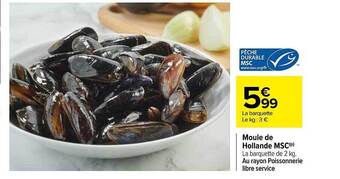 Carrefour Moule de hollande msc offre