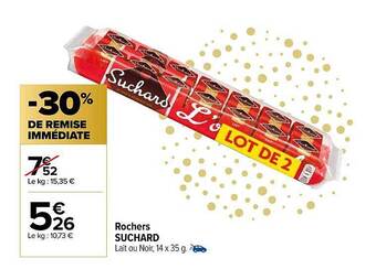 Carrefour Rochers suchard offre