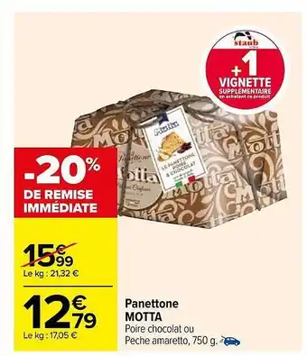 Carrefour Panettone motta offre
