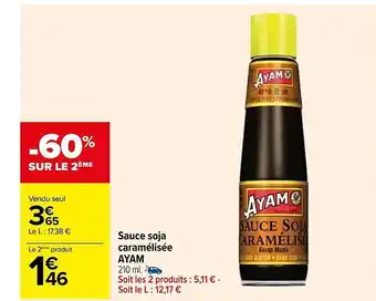 Carrefour Sauce soja caramélisée ayam offre