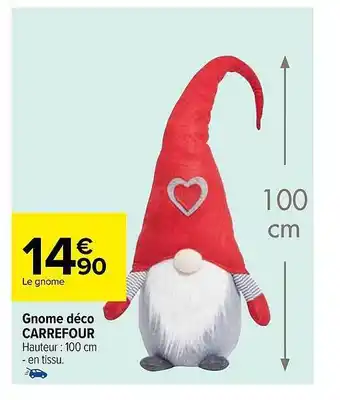 Carrefour Gnome déco carrefour offre