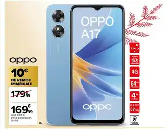 Carrefour Oppo a17 offre