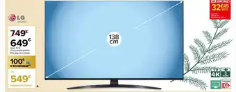 Carrefour Tv led 138 cm lg offre