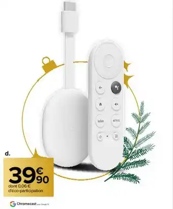 Carrefour Chromecast offre