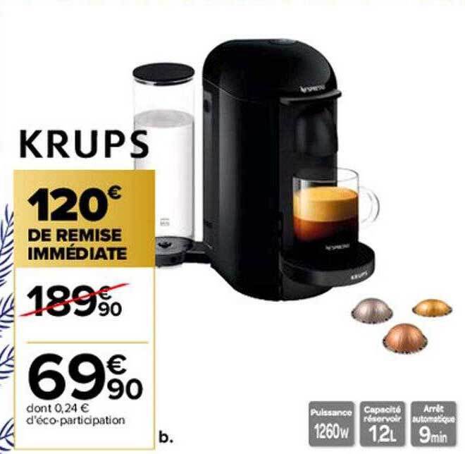 Promo Krups chez Carrefour