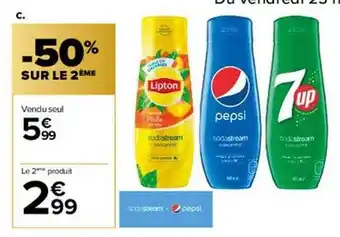 Carrefour Lipton, pepsi, 7up offre