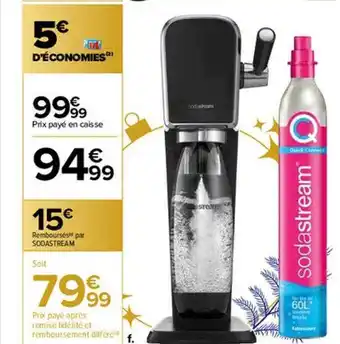 Carrefour Sodastream offre