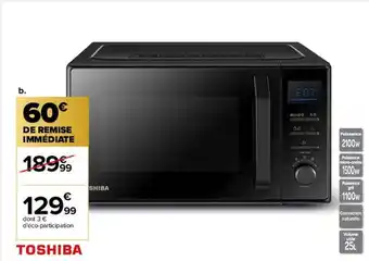 Carrefour Toshiba offre