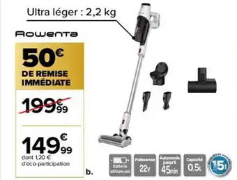 Carrefour Rowenta offre