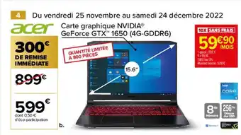 Carrefour Pc portable acer offre