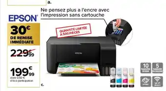 Carrefour Imprimante epson offre