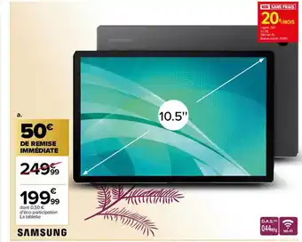 Carrefour Tablette 10.5 offre