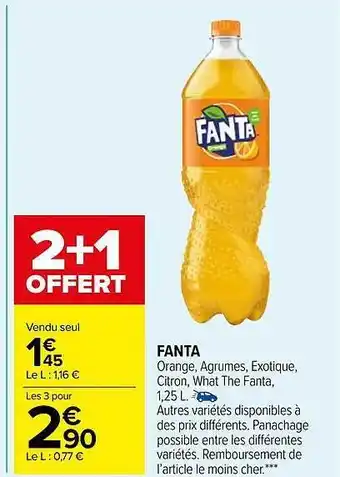 Carrefour Market Fanta offre