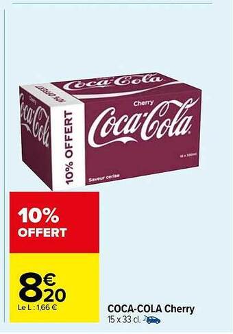 Carrefour Market Coca-cola cherry offre