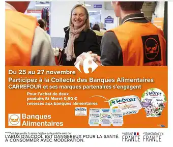 Carrefour Market Banques alimentaires carrefour offre