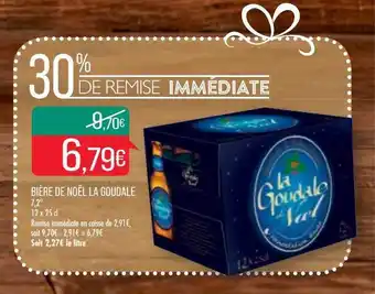 Match Bière de noël la goudale 7,2° offre