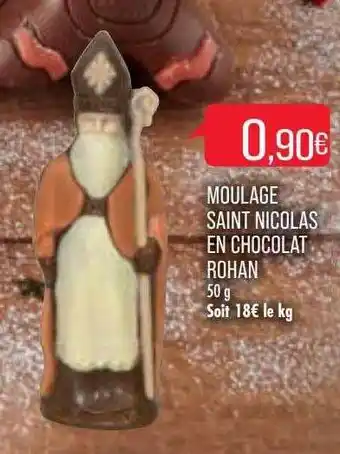 Match Moulage saint nicolas en chocolat rohan offre