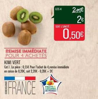 Match Kiwi vert offre
