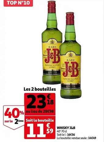 Auchan Whisky J&B offre