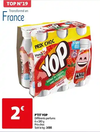 Auchan P'tit YOP offre