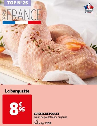 Auchan Cuisses de poulet offre