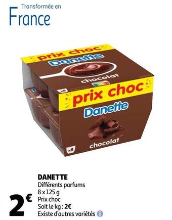 Auchan Danone danette offre