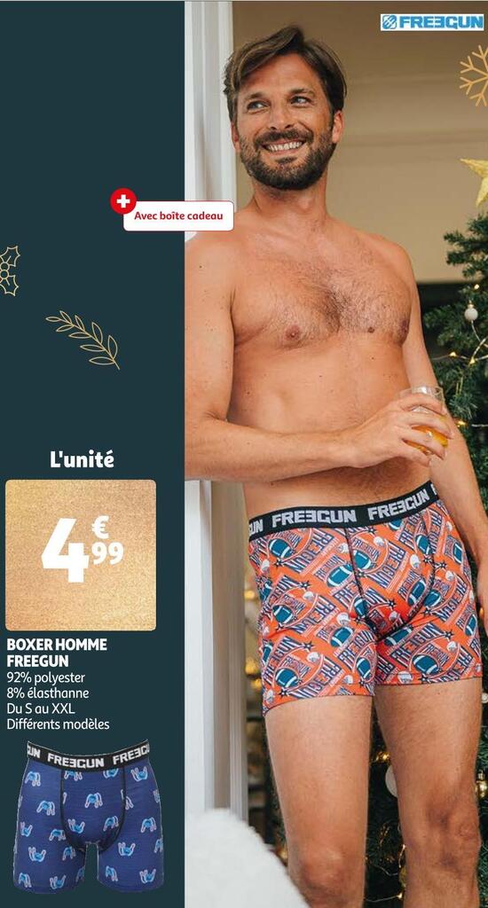 Auchan discount caleçon homme