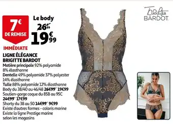 Auchan Brigitte bardot ligne élégance offre